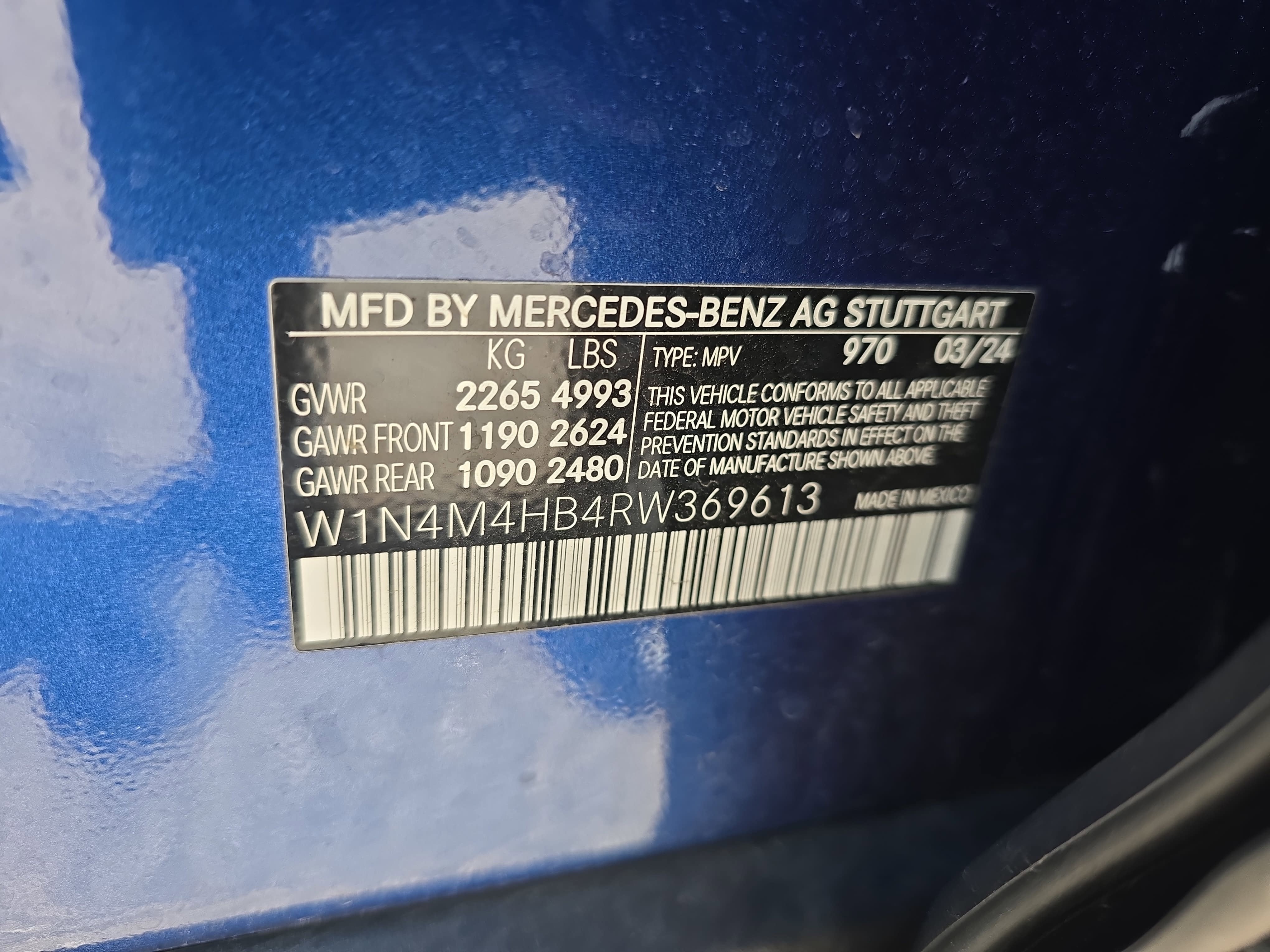 2024 Mercedes-Benz GLB GLB 250