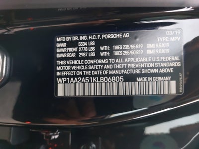 2019 Porsche Macan NA