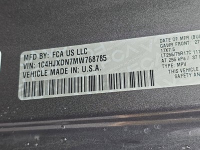 2021 Jeep Wrangler Unlimited Willys