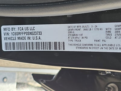 2025 RAM 1500 Lone Star