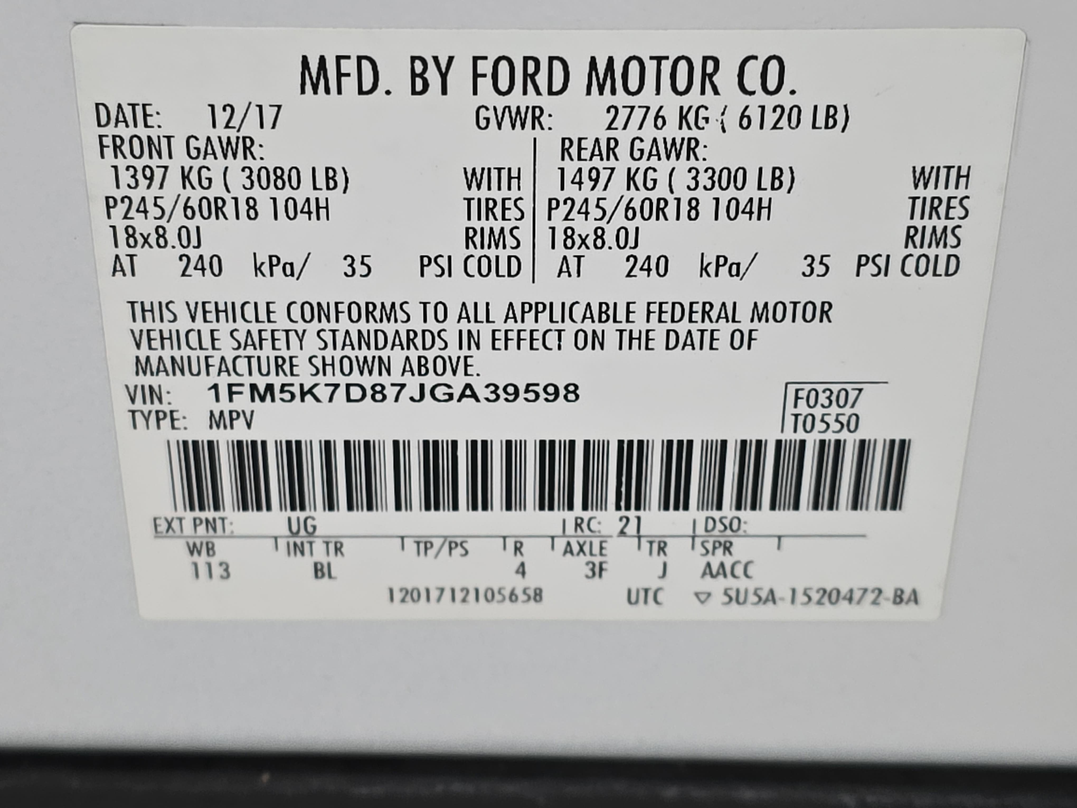 2018 Ford Explorer XLT