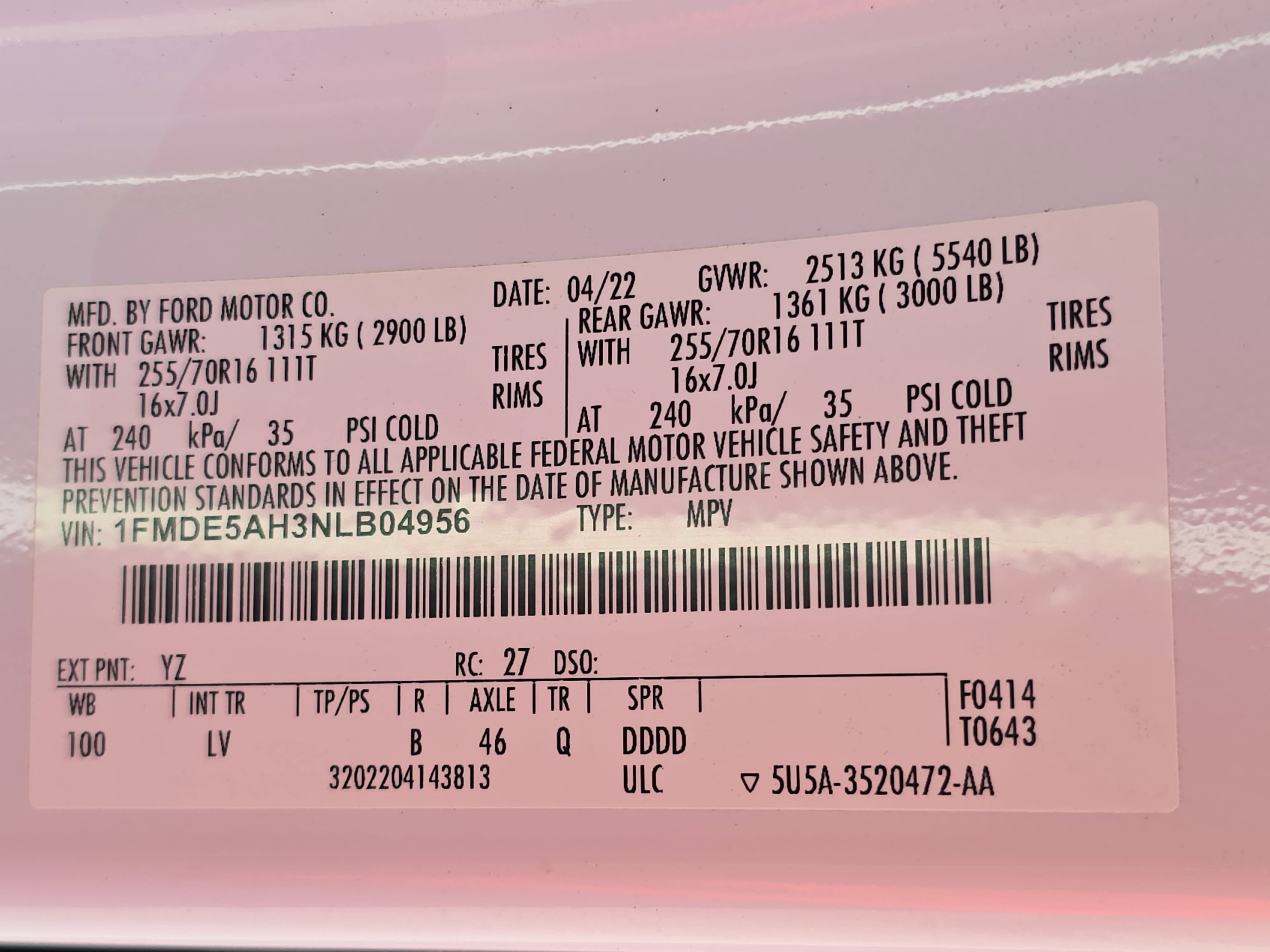 2022 Ford Bronco Base