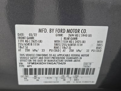 2022 Ford Explorer XLT