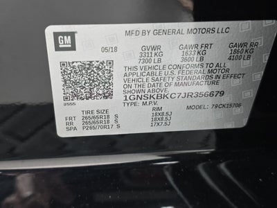 2018 Chevrolet Tahoe LT