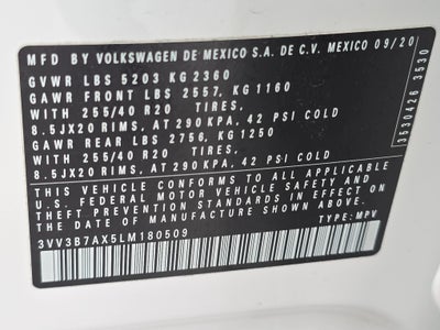 2020 Volkswagen Tiguan SE R-Line Black