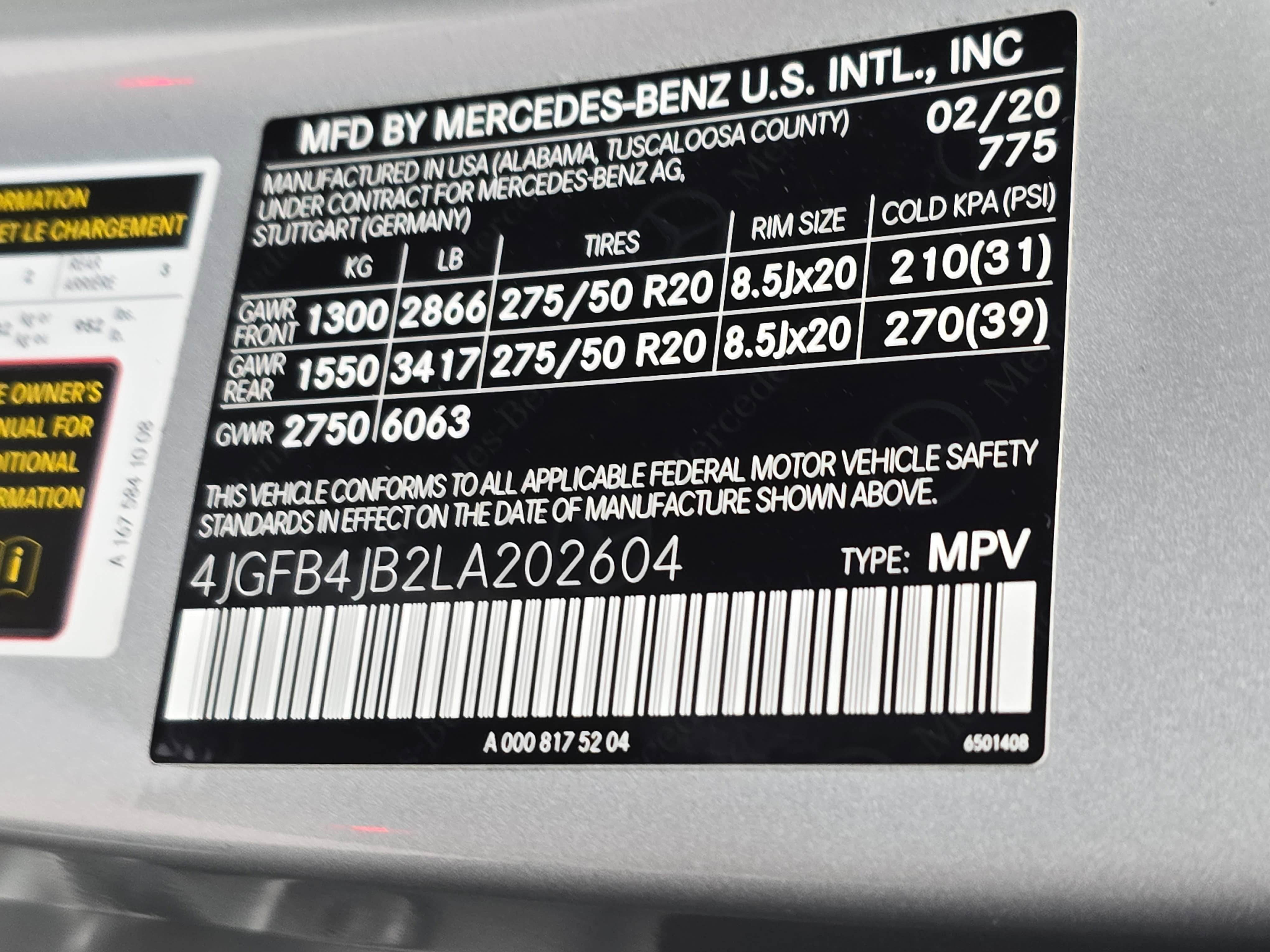 2020 Mercedes-Benz GLE GLE 350