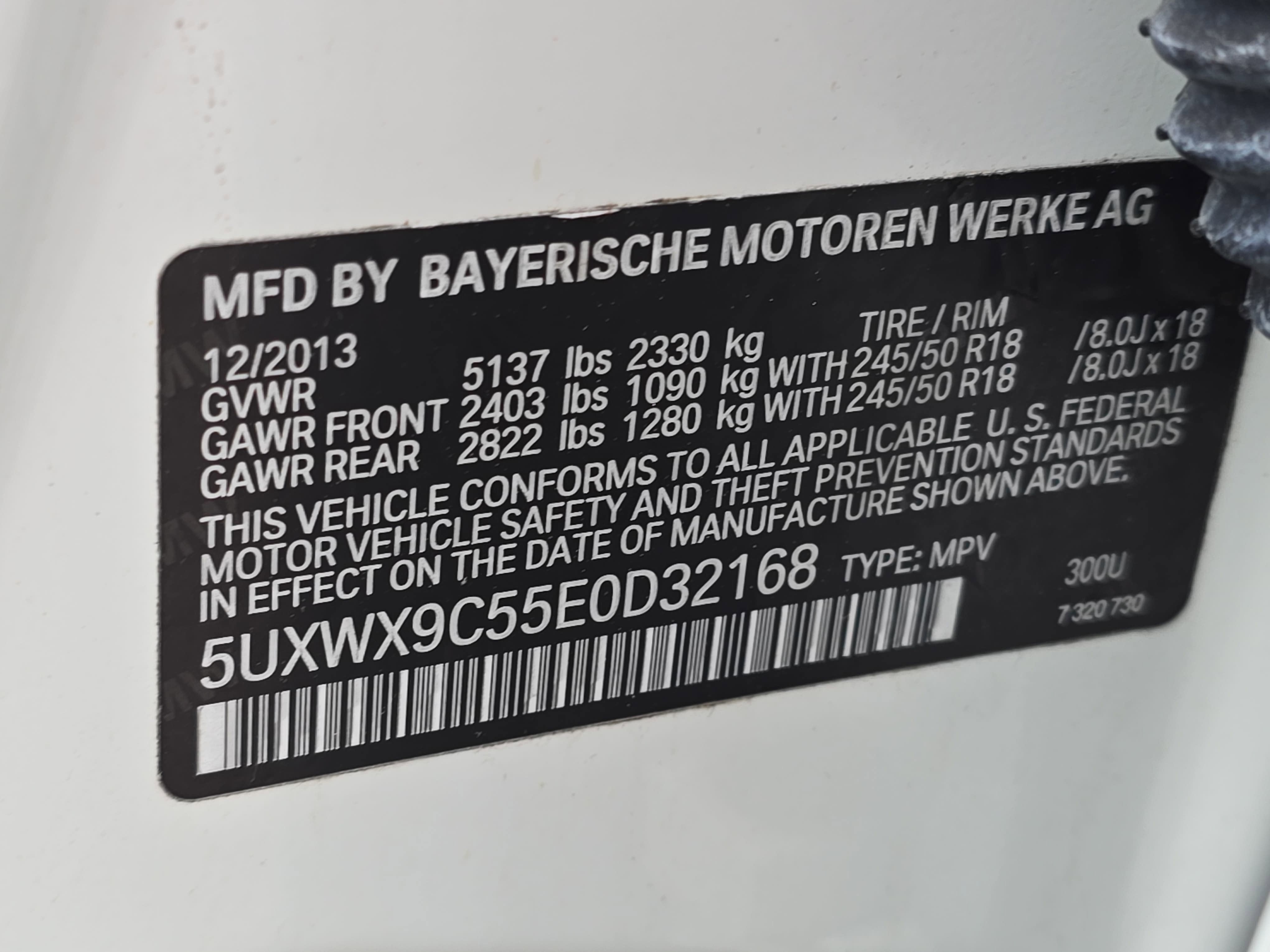 2014 BMW X3 xDrive28i