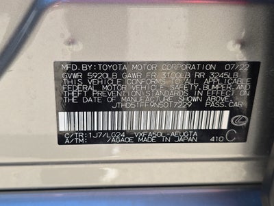 2022 Lexus LS LS 500