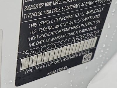 2020 Jaguar F-PACE SVR