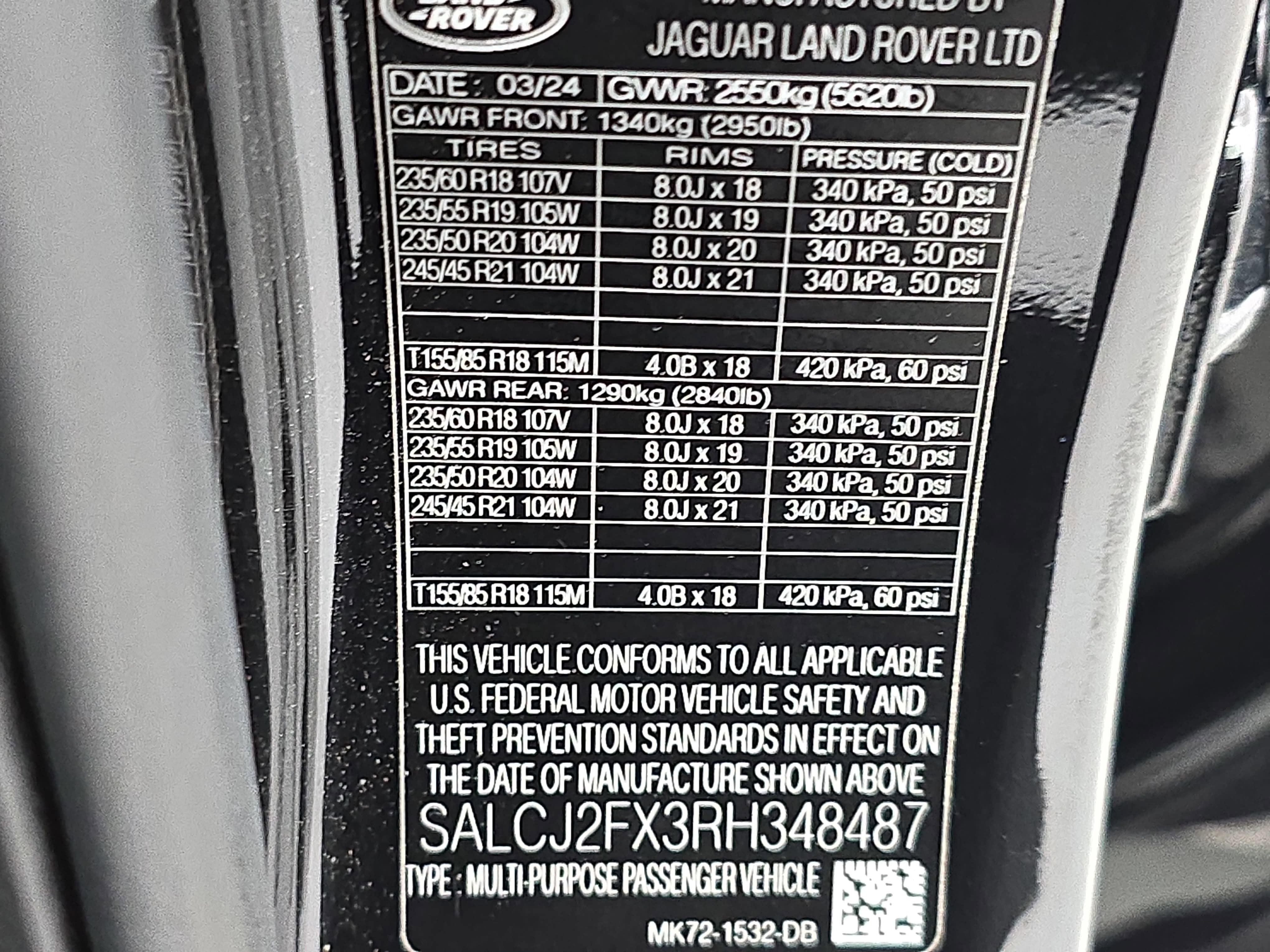 2024 Land Rover Discovery Sport Core S