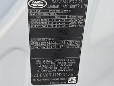 2021 Land Rover Defender First Edition