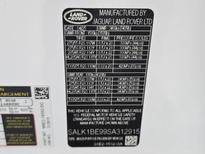 2025 Land Rover Range Rover Autobiography