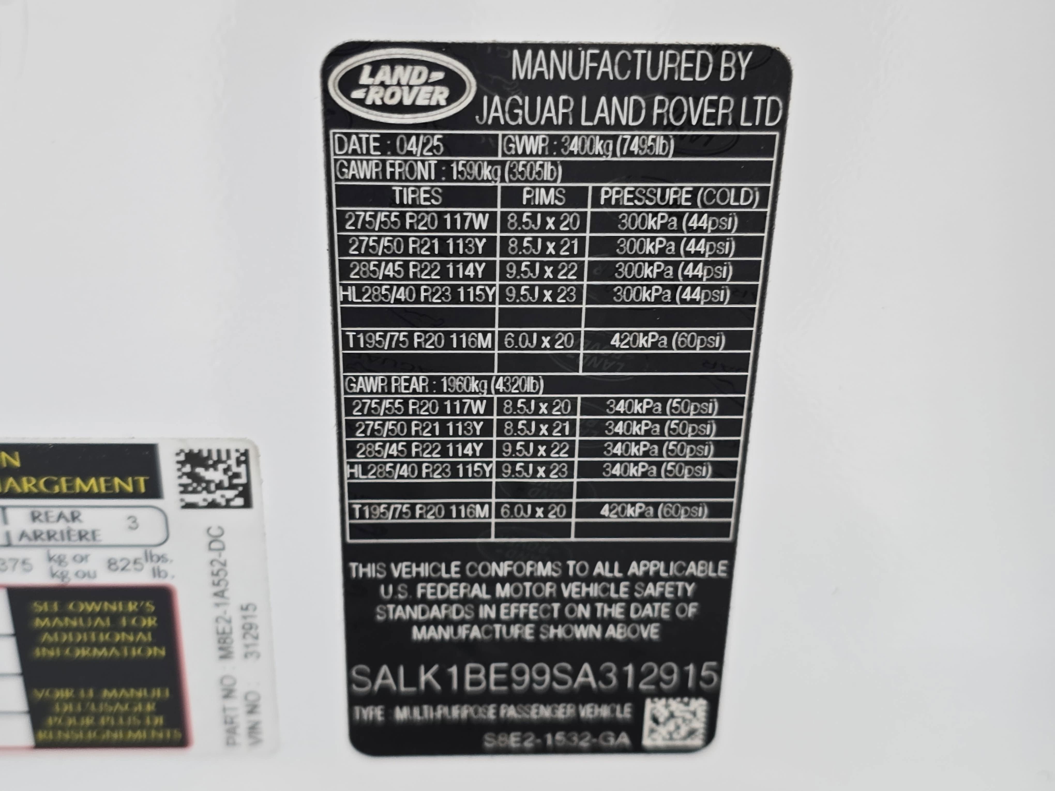 2025 Land Rover Range Rover Autobiography