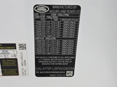 2023 Land Rover Range Rover SE