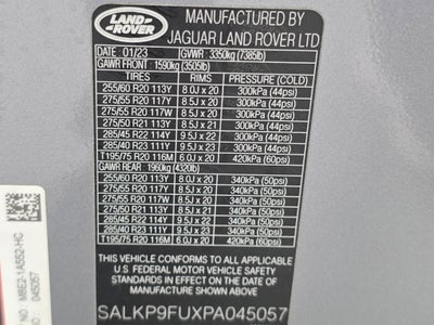 2023 Land Rover Range Rover SE