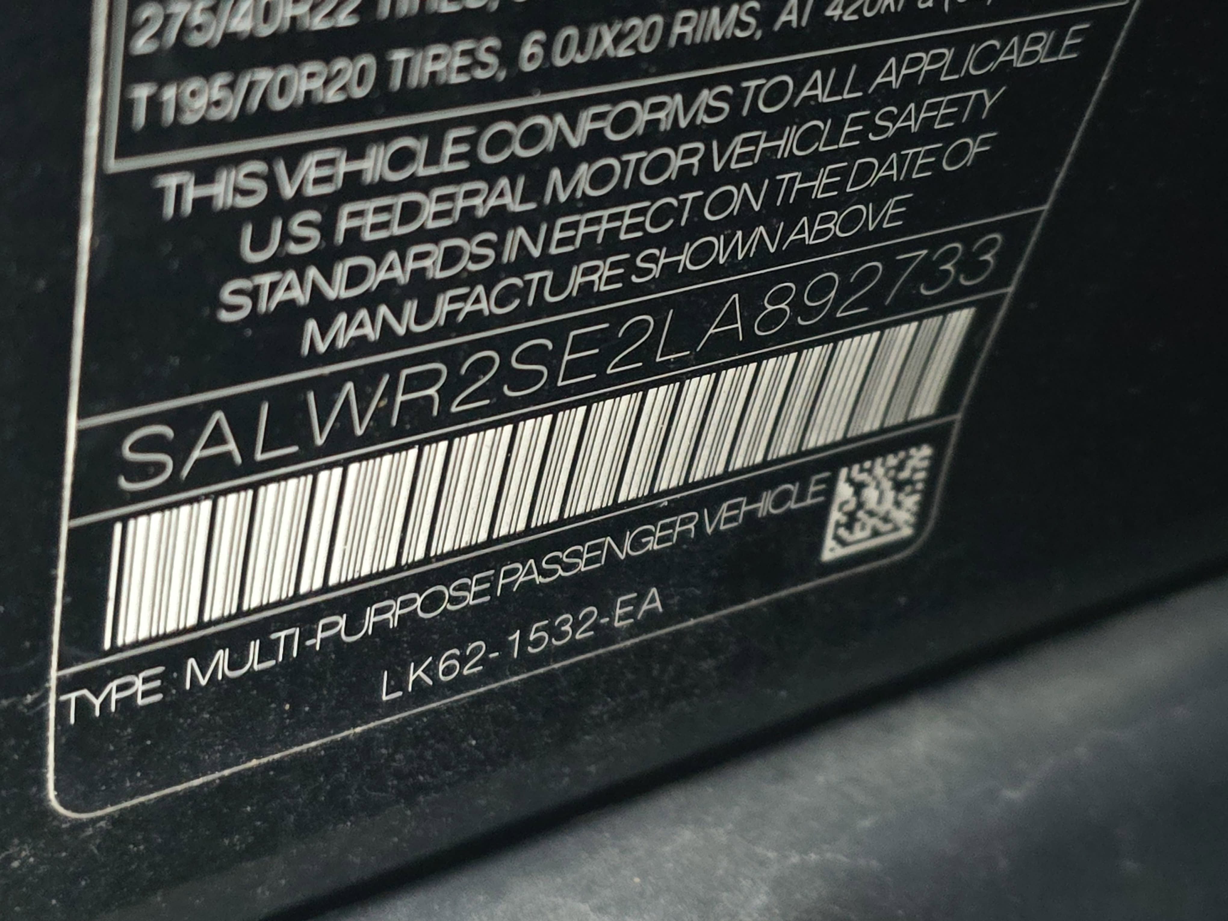 2020 Land Rover Range Rover Sport HSE Dynamic