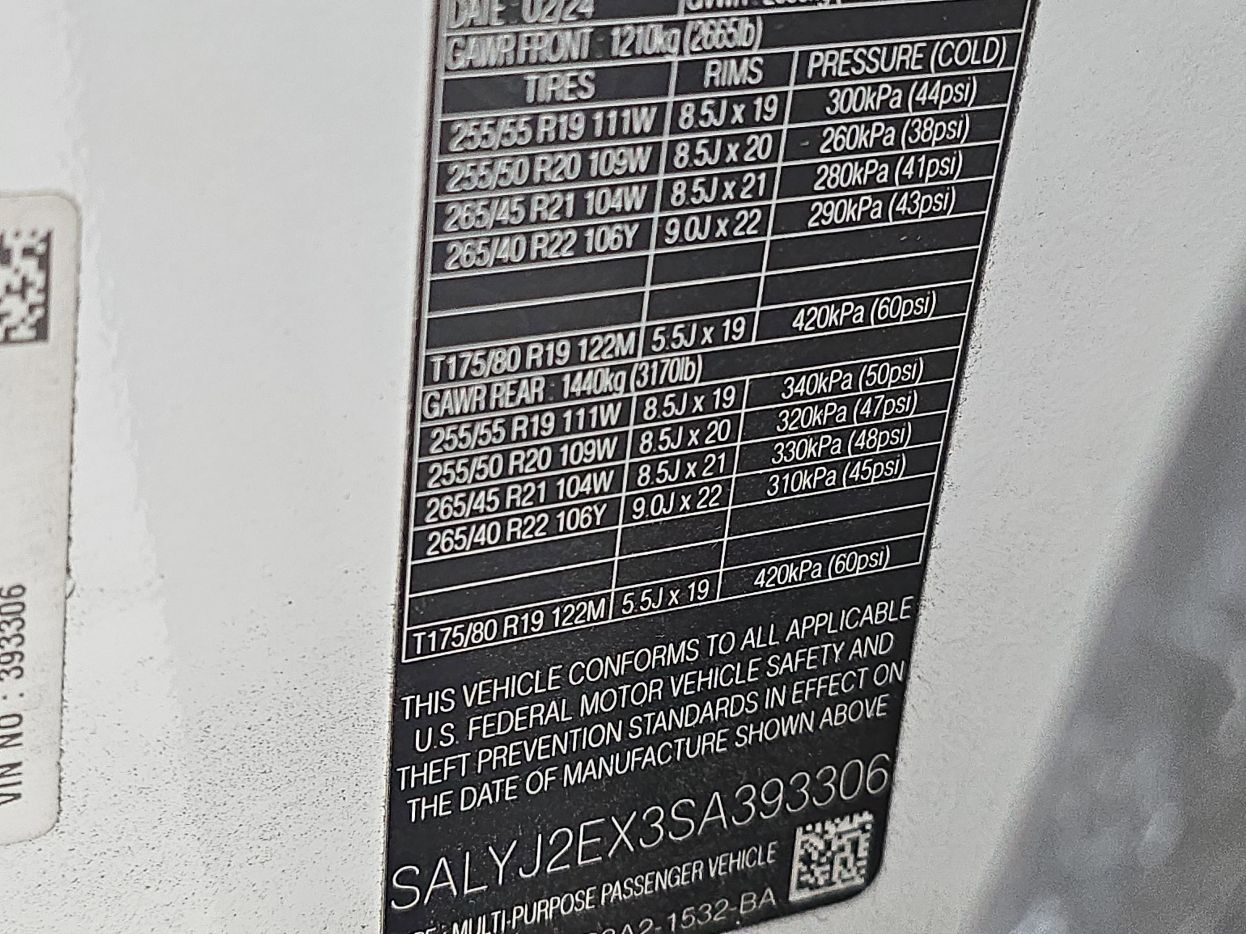 2025 Land Rover Range Rover Velar S