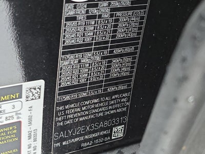 2025 Land Rover Range Rover Velar S