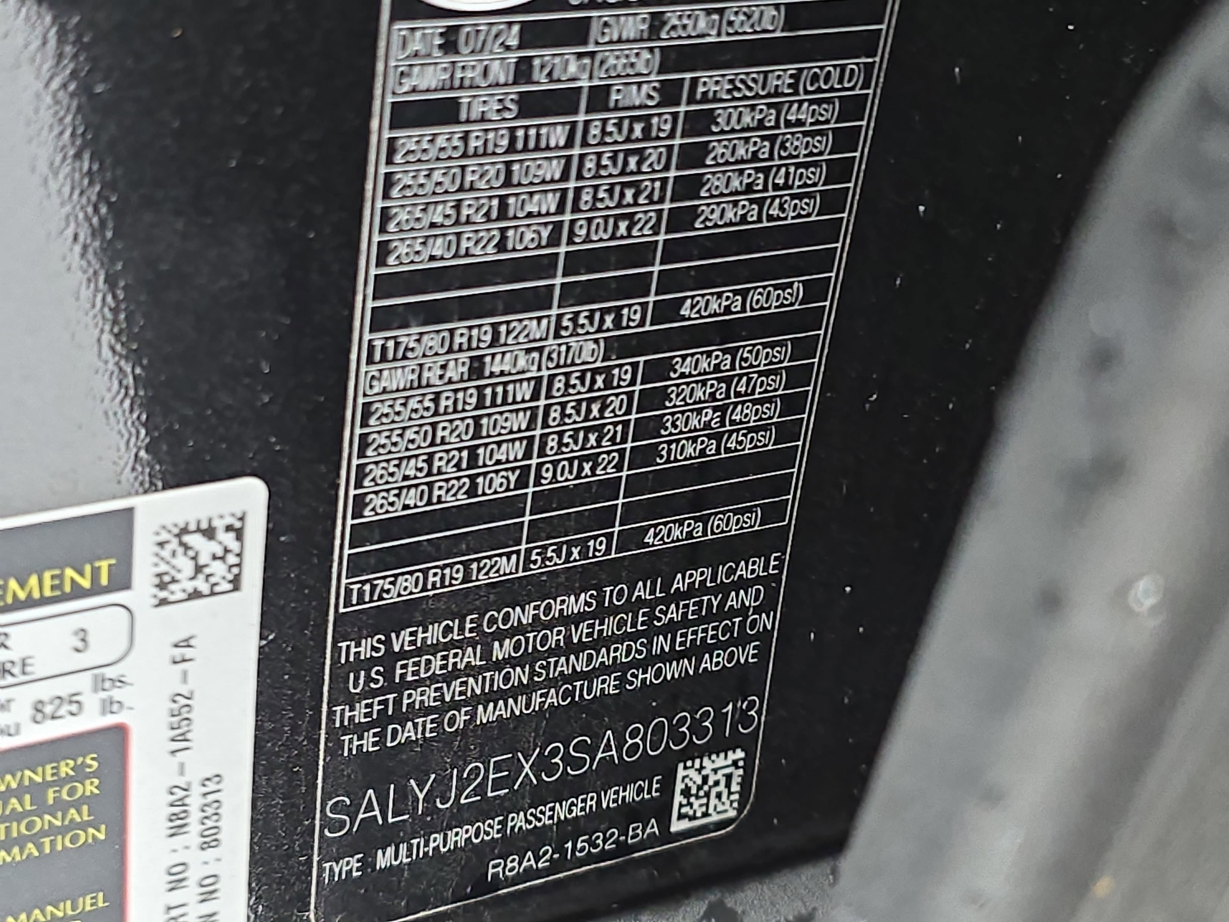 2025 Land Rover Range Rover Velar S