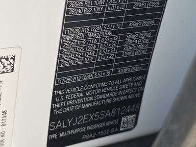 2025 Land Rover Range Rover Velar S
