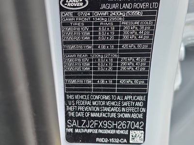 2025 Land Rover Range Rover Evoque Core S