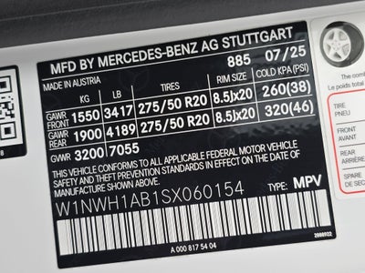 2025 Mercedes-Benz G-Class G 550