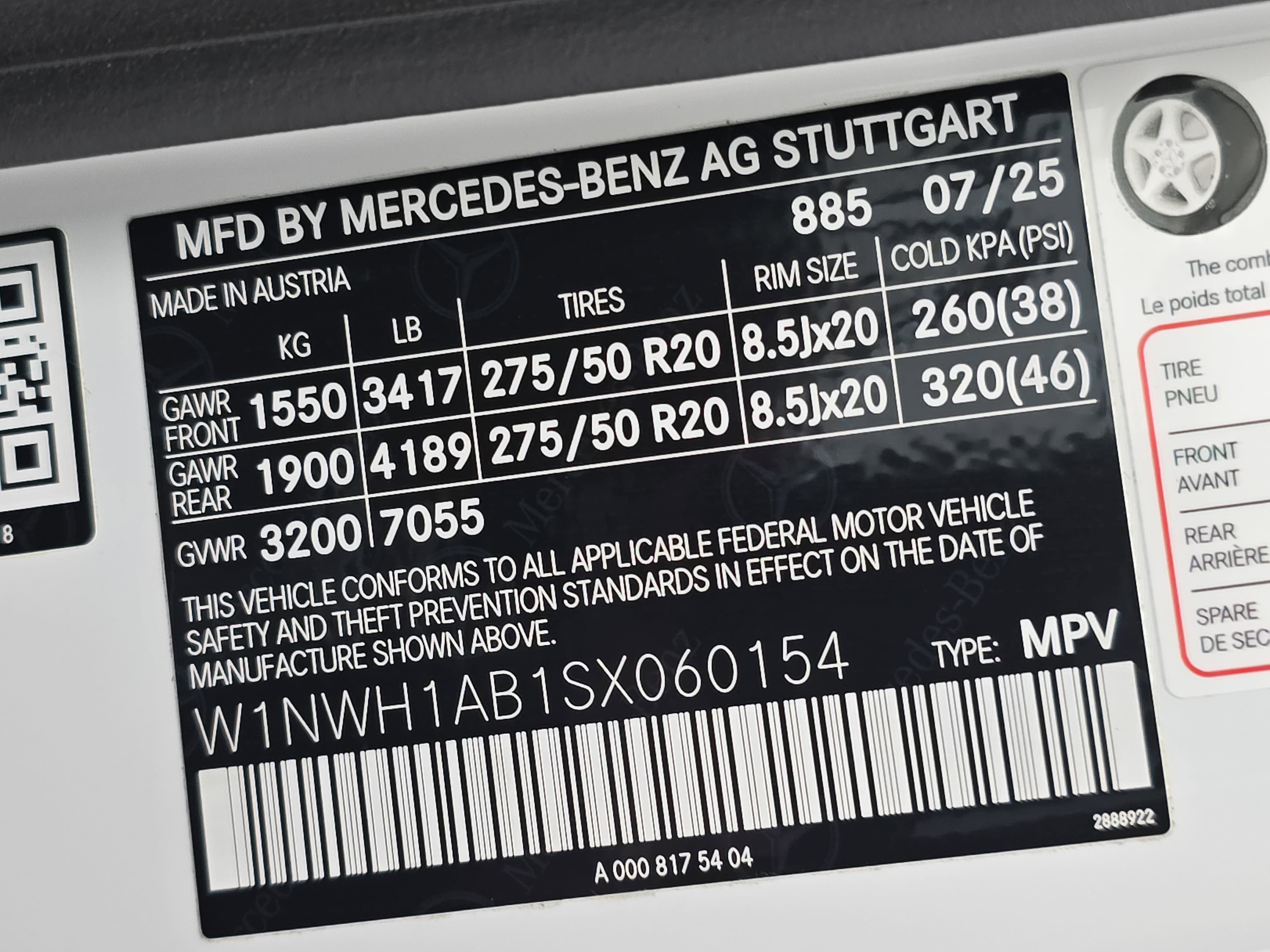 2025 Mercedes-Benz G-Class G 550