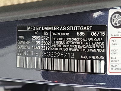 2016 Mercedes-Benz E-Class E 350