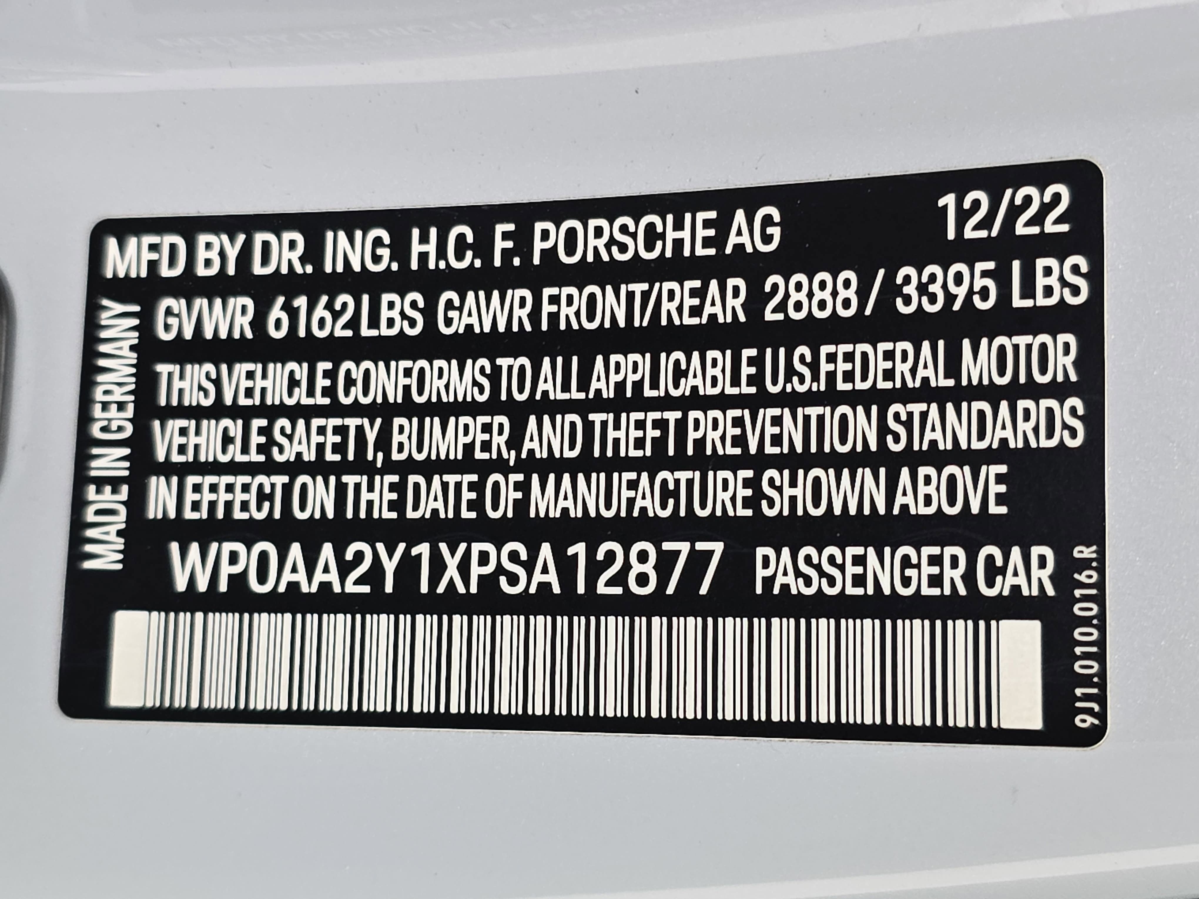 2023 Porsche Taycan Base