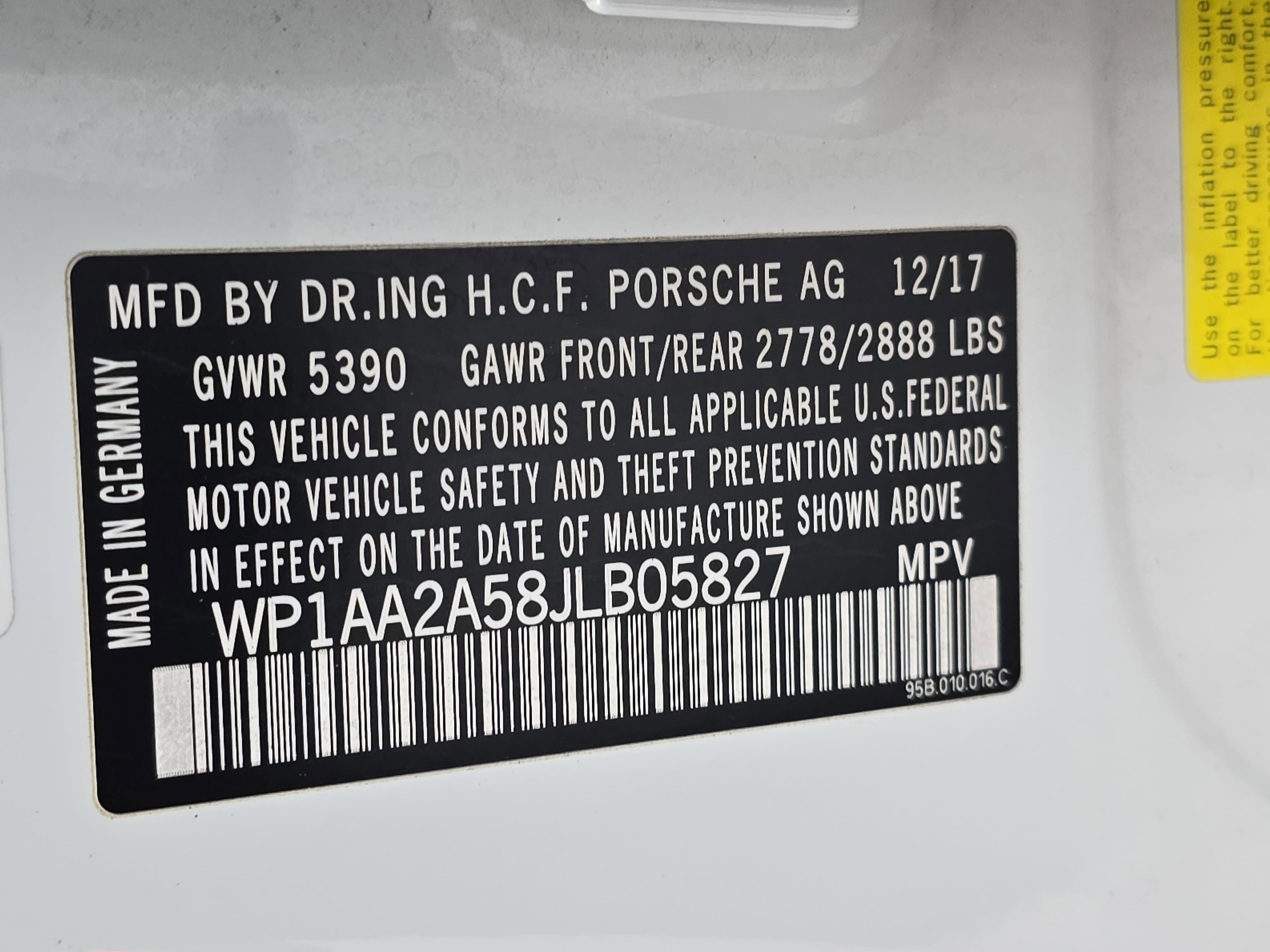 2018 Porsche Macan Base