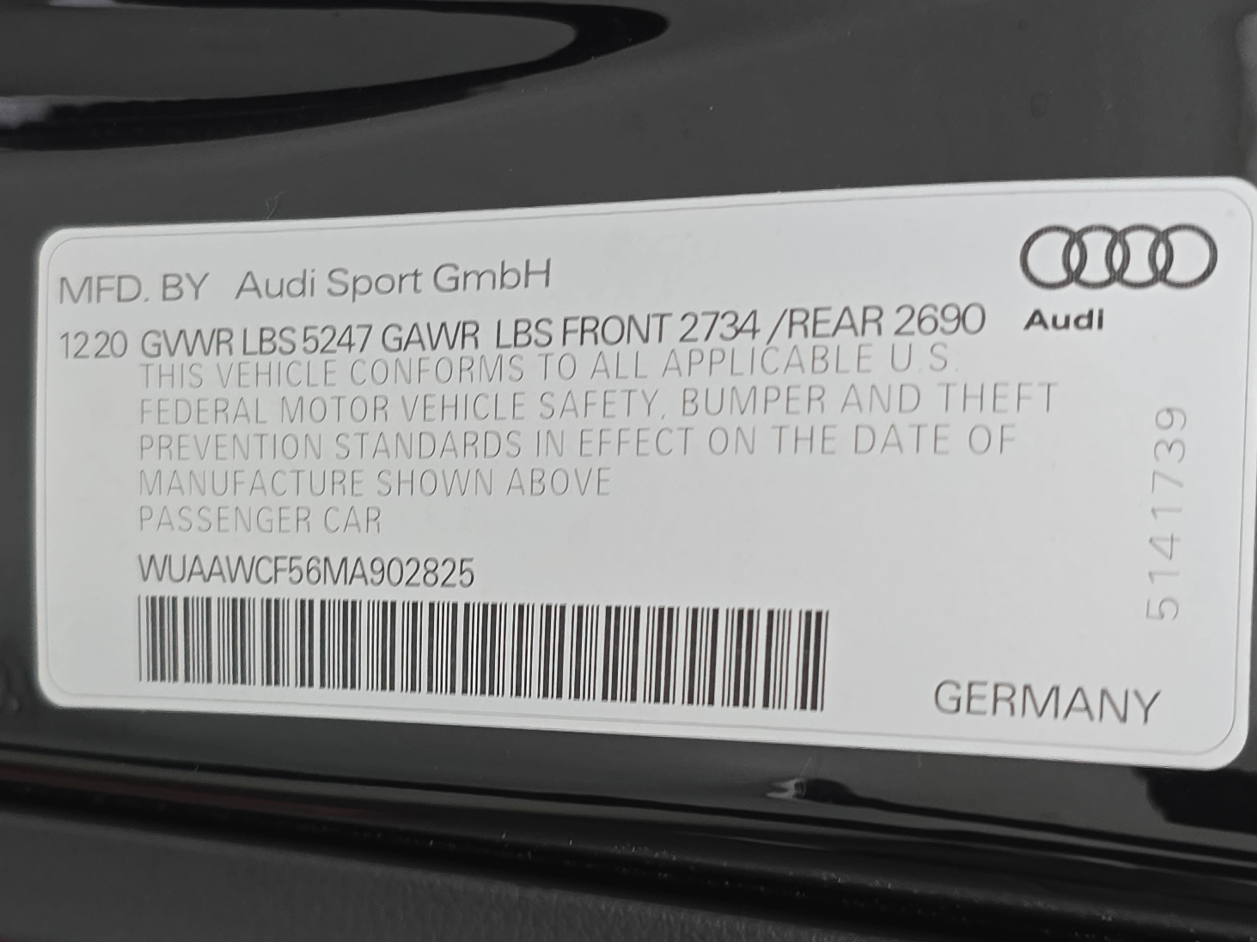 2021 Audi RS 5 Sportback 2.9T