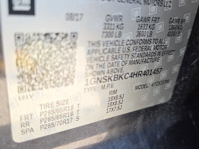 2017 Chevrolet Tahoe LT