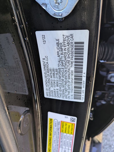 2022 Honda Accord Sedan Sport