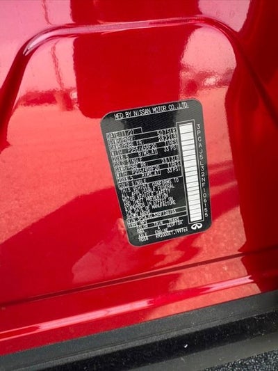 2022 INFINITI QX55 SENSORY