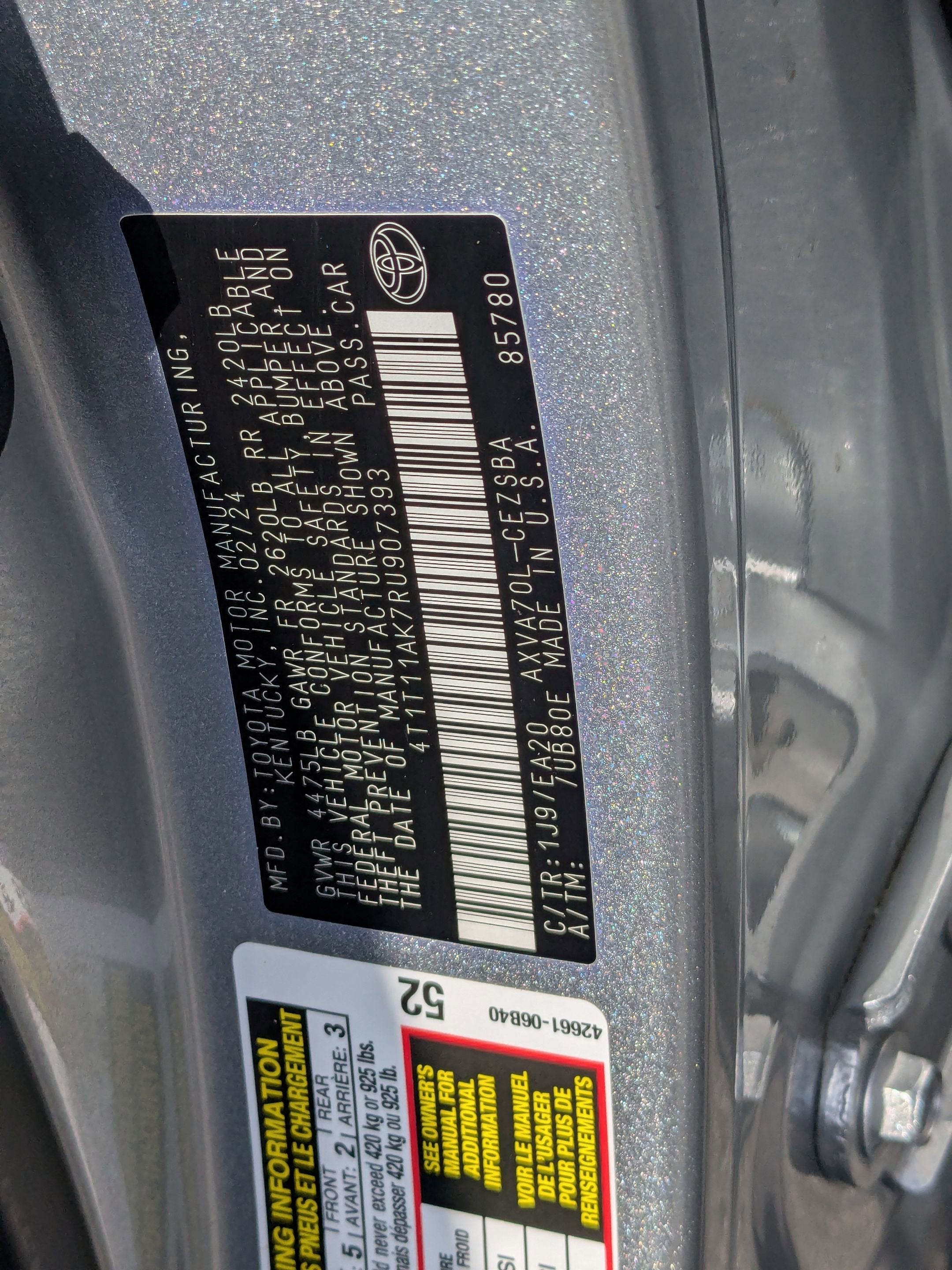 2024 Toyota Camry SE