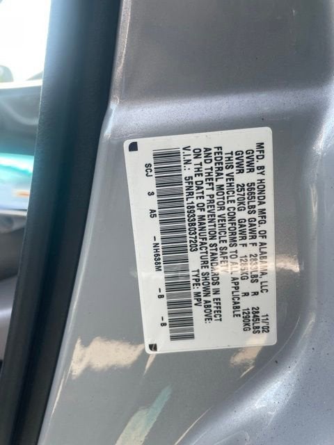 2003 Honda Odyssey EX-L