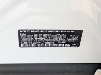 2021 BMW X3 xDrive30i