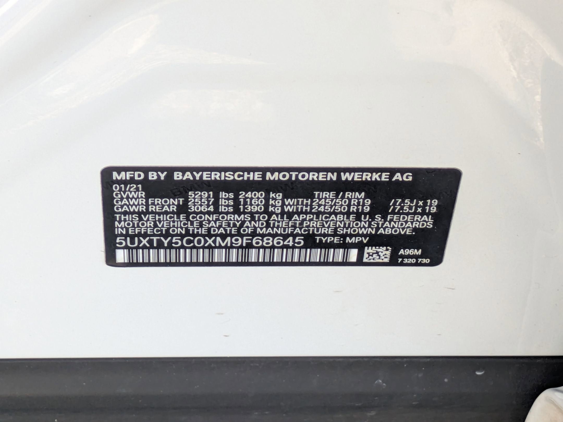 2021 BMW X3 xDrive30i