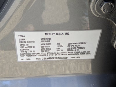 2025 Tesla Model Y Long Range