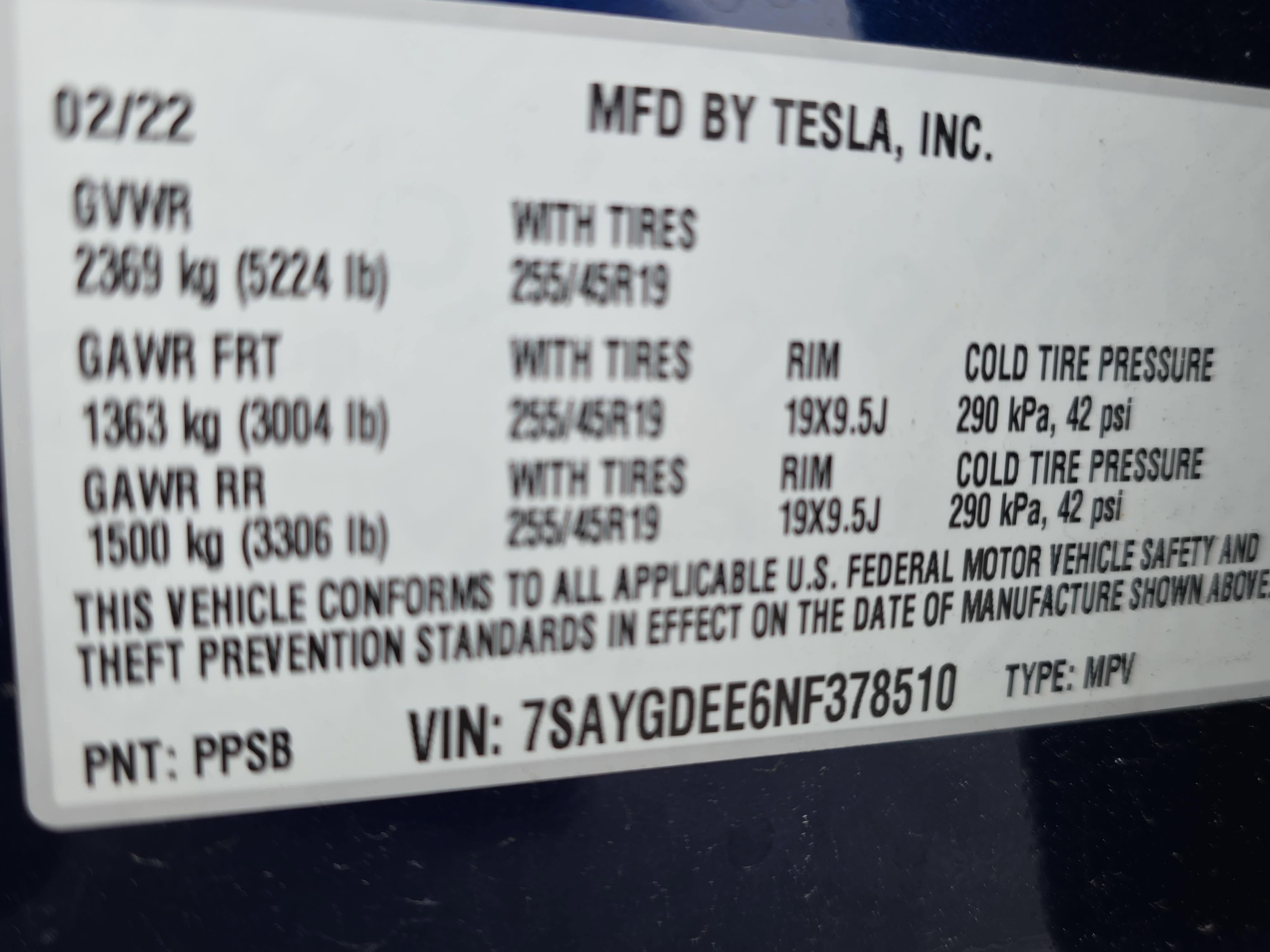 2022 Tesla Model Y Long Range