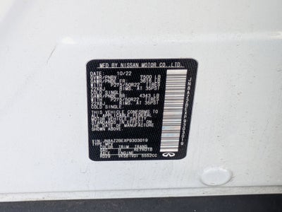 2023 INFINITI QX80 SENSORY