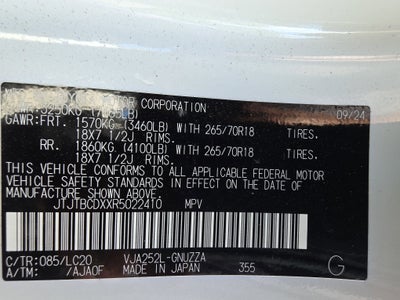 2024 Lexus GX GX 550 Overtrail+