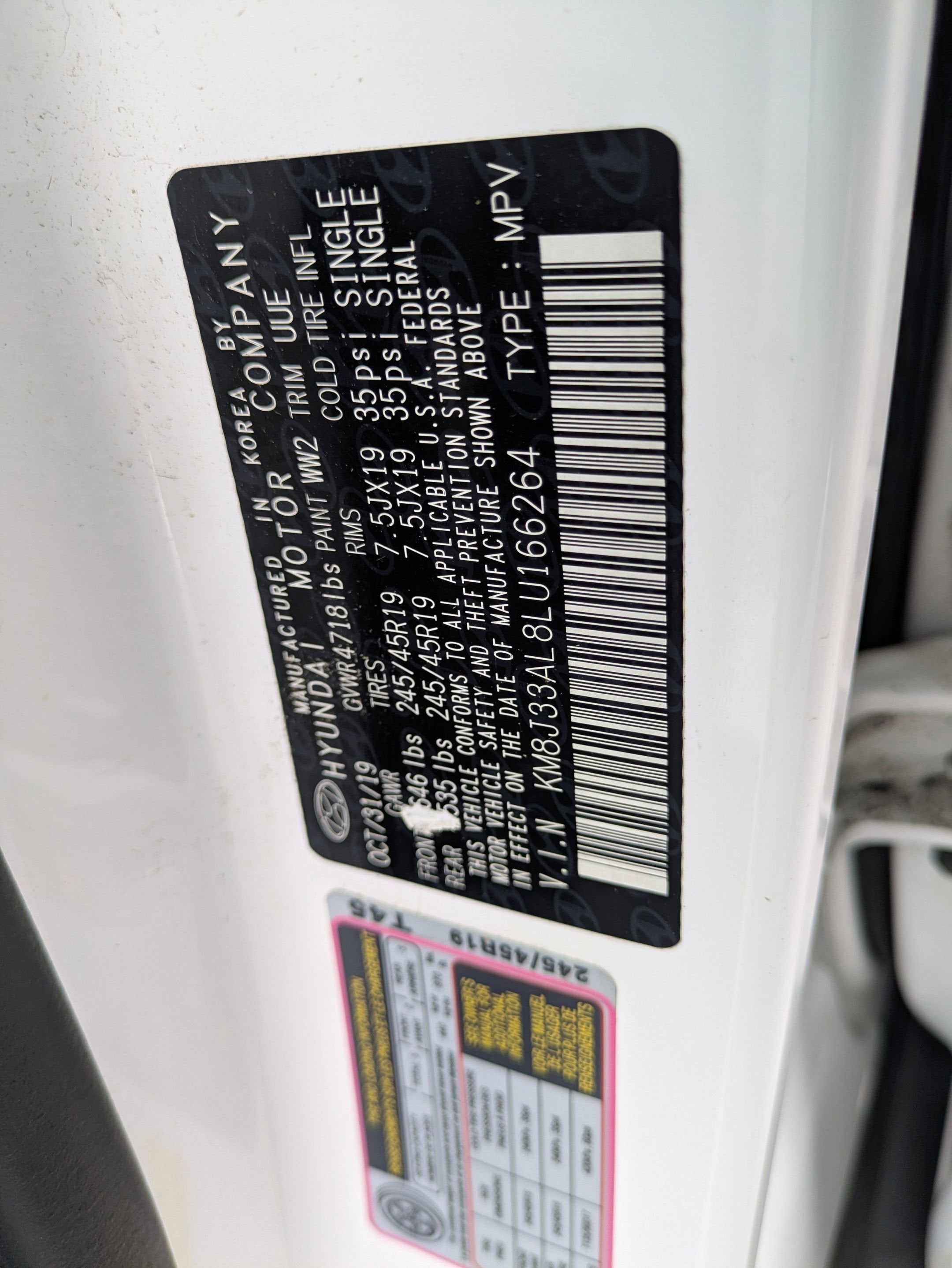 2020 Hyundai Tucson Sport