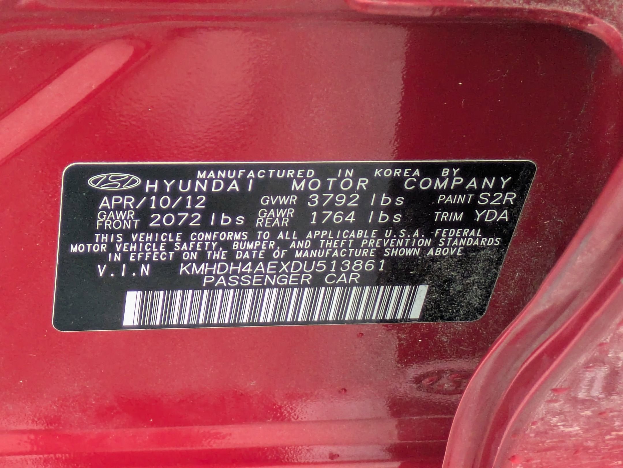 2013 Hyundai Elantra GLS