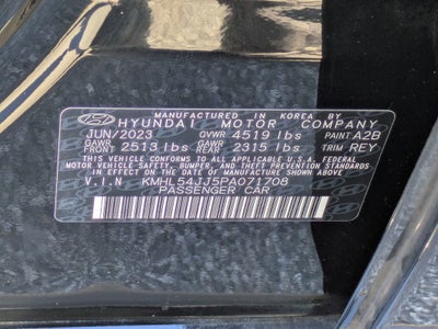 2023 Hyundai Sonata Hybrid Limited