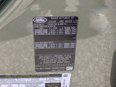 2025 Land Rover Defender X-Dynamic SE