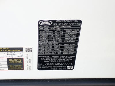 2023 Land Rover Range Rover SE