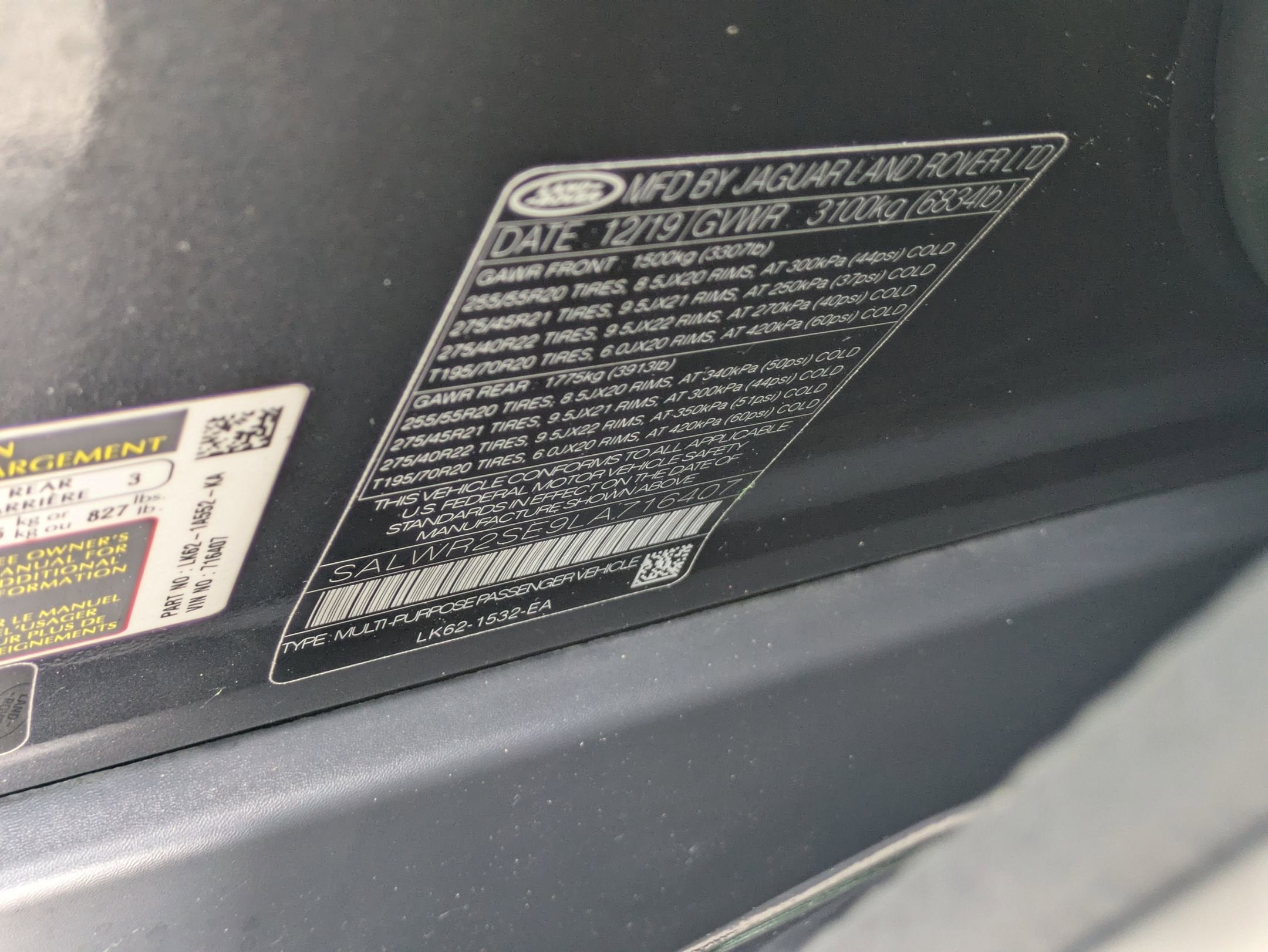 2020 Land Rover Range Rover Sport HSE Dynamic