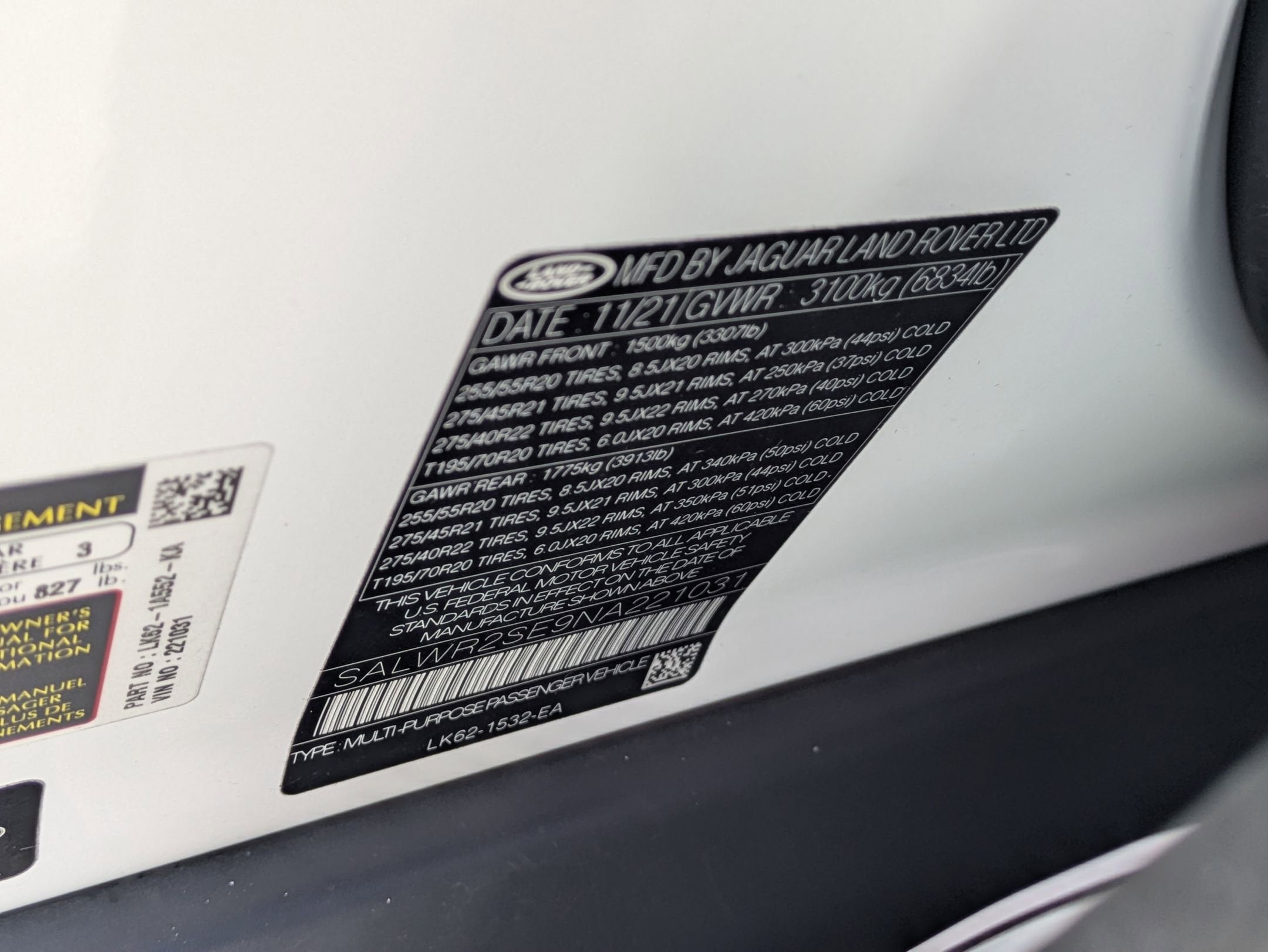 2022 Land Rover Range Rover Sport HSE Dynamic