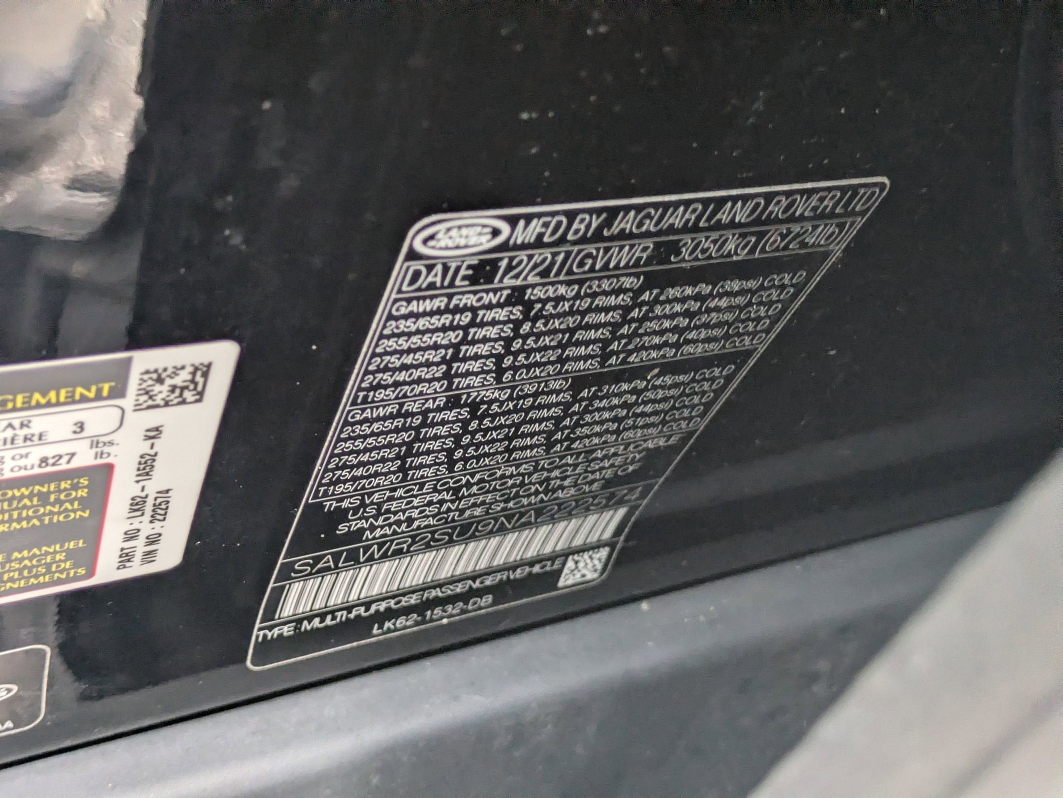 2022 Land Rover Range Rover Sport HSE Silver Edition